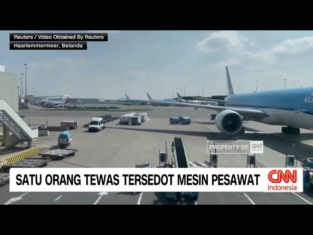 Satu Orang Tewas Tersedot Mesin Pesawat