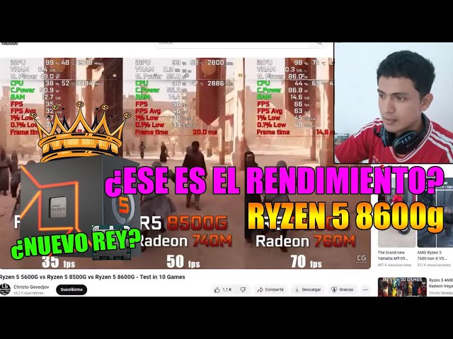 Ryzen 5 8600g | ¿Vale la pena? | Rendimiento en JUEGOS y PRECIO