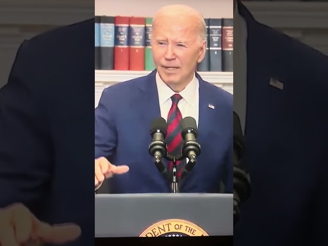 Biden refuses to comment on Israel, appears very confused and he quickly rushed out of the room