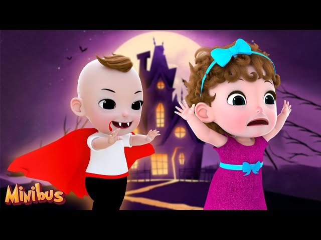 The Haunted House + More Halloween Songs for Kids | Minibus Nursery Rhymes