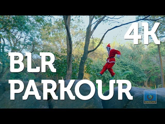 Santa in India,Bangalore - Parkour 4K