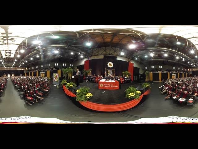 UMD Merrill College Graduation 2016 - Scott Van Pelt and Lucy Dalglish