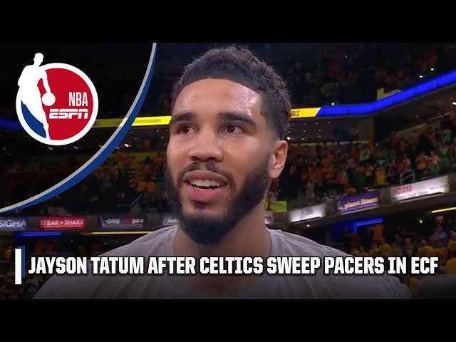 'BY ANY MEANS NECESSARY!' 😤 - Jayson Tatum on Celtics' mentality in ECF SWEEP 🧹 | NBA on ESPN