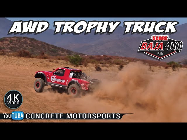 AWD Trophy Truck || Concrete Motorsports || Baja 400 2024 || 4K