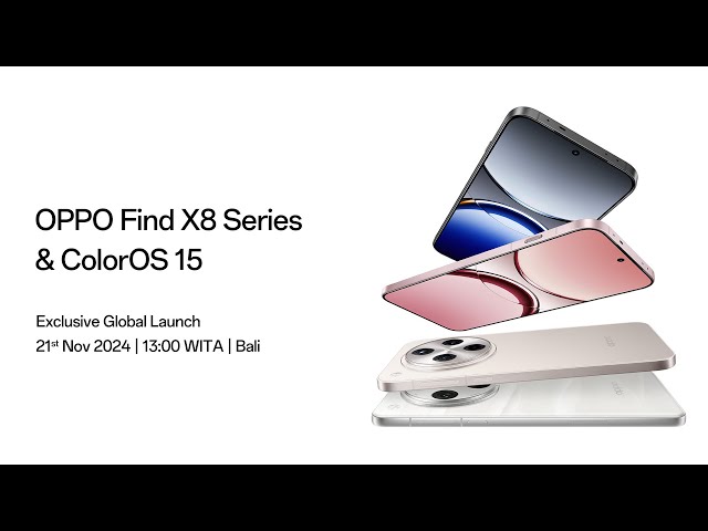 OPPO Find X8 Series & ColorOS 15 | Global Launch Event | Bali, Indonesia