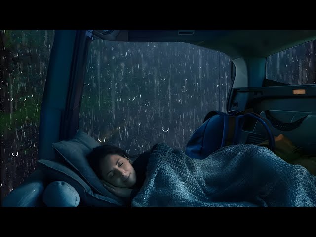 Rain Sounds For Sleeping - 99% Instantly Fall Asleep with Rain Sound outside the window at Night