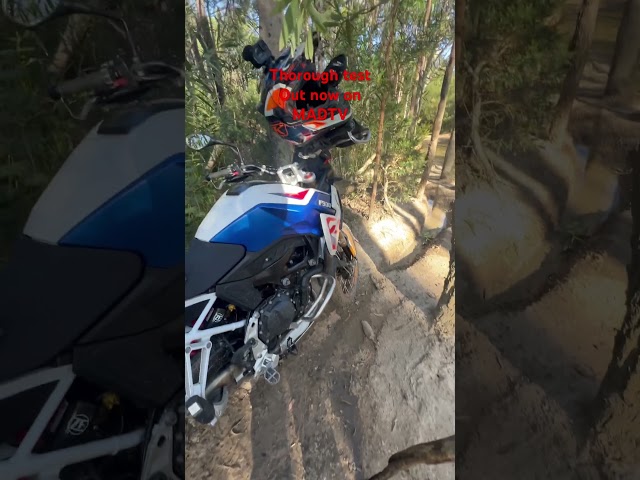 Brand Beemer vs mud hole. Do I? @MotorcycleAdventureDirtbikeTV BMW F 900 GS Enduro. #bmwmotorrad