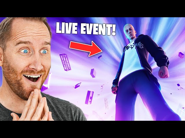 FULL Fortnite Big Bang Eminem LIVE EVENT was CRAZY!