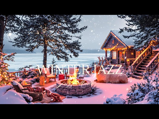 Winter Jazz by the Fire: Smooth Jazz & Soft Instrumental Music for Peaceful Winter Evenings 🎶❄️