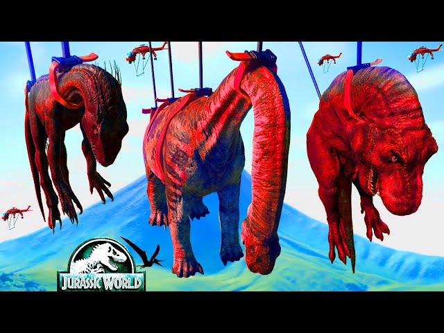 🔴Zombie T-Rex’s Night of Chaos: Jurassic Dinosaurs Rampage Through the Darkness!