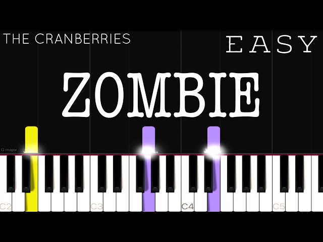 The Cranberries - Zombie | EASY Piano Tutorial