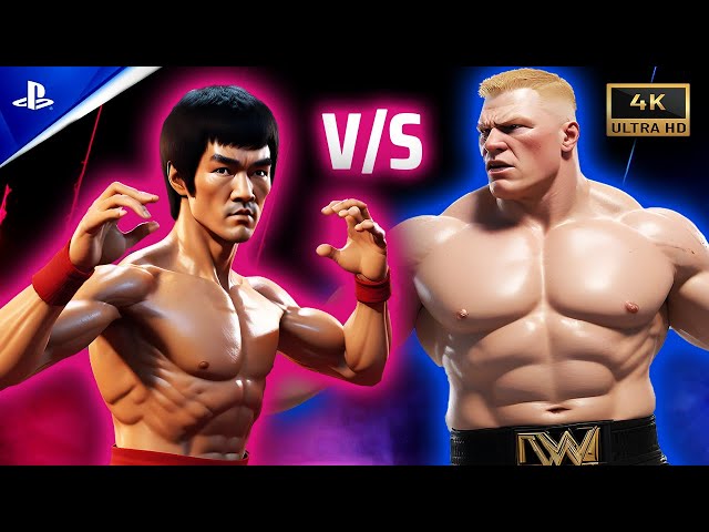 Bruce Lee vs Brock Lesnar UFC 5 | David vs Goliath?