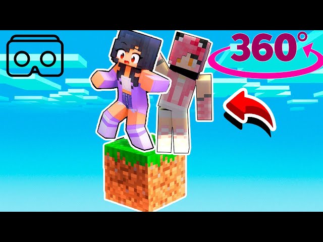 360° POV you're Kawaii Chan helping APHMAU get unstuck on her ONE BLOCK RAFT!