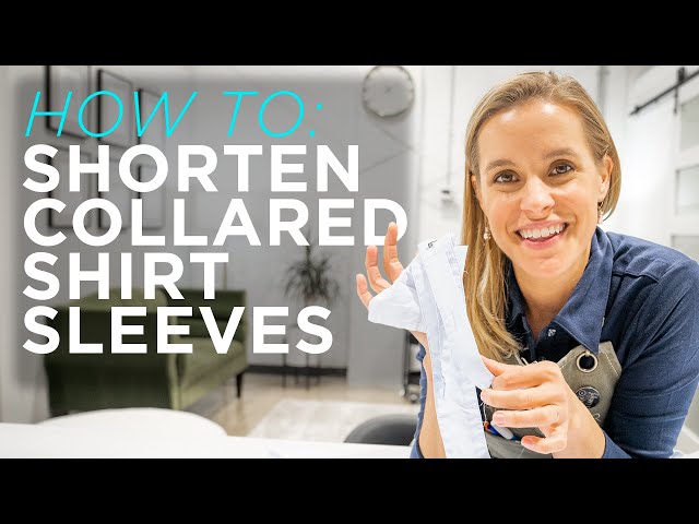 Best Way To Shorten Men's Shirt Sleeves (Ep. 21)