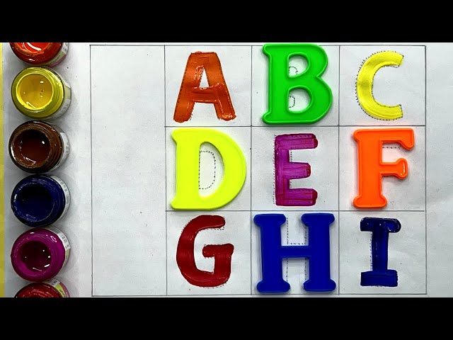 A to Z kids learn, A for apple B for ball, ABCD, Alphabets, kids rhymes, English Varnmala