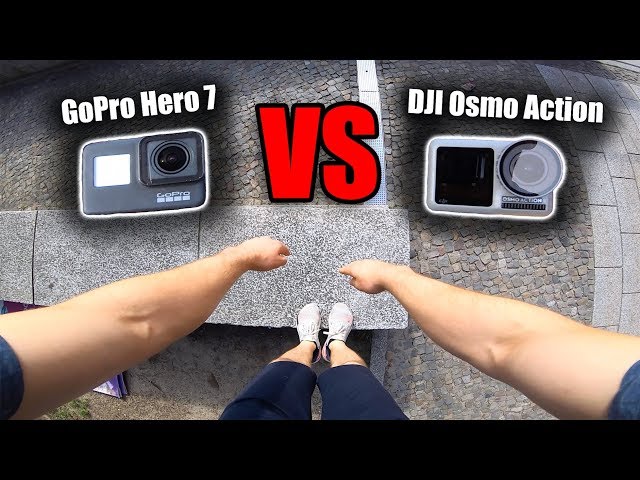 Parkour POV Challenge - GoPro Hero 7 vs DJI Osmo Action