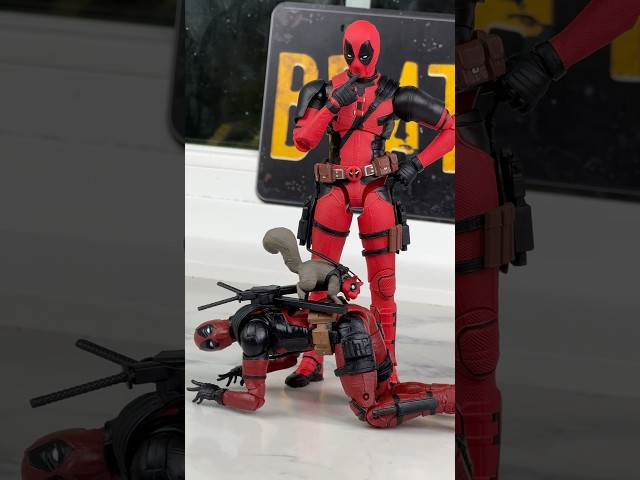 Deadpool Unleashed: The Wildest Version Yet! 🔥💀 #marvel #wolverine #youtubeshorts #toys #viral