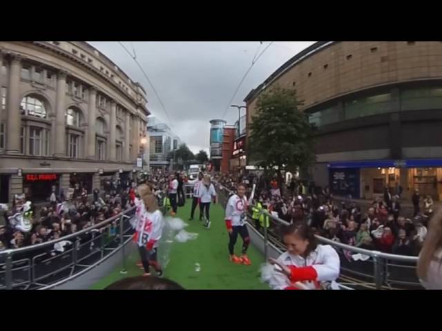 360o view from Team GB's Heroes Parade bus