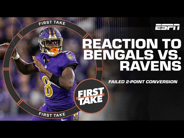 'JA'MARR CHASE GETS THE BALL!' 😤 - Shannon Sharpe on Bengals' failed 2-point conversion | First Take