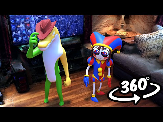 360º Pomni and Gummigoo Break Into YOUR House - The Amazing Digital Circus