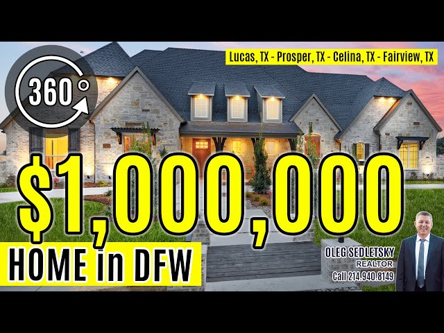 360 Virtual Tour | $1000000 House in Lucas TX - Custom Home Design - Oleg Sedletsky Realtor