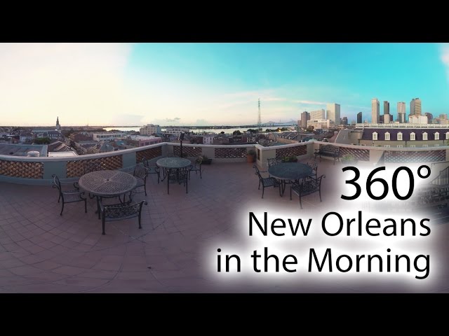 New Orleans in the Morning (360° Video, 4K)