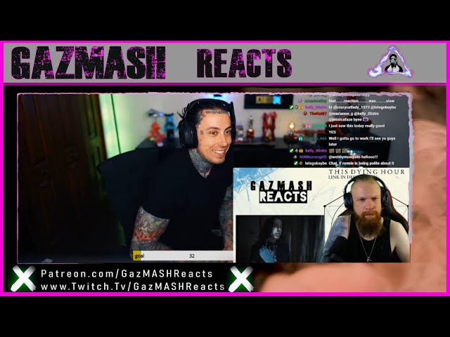 Ronnie Radke Reacts to GazMASH - I'm not a Vampire Revamped Reaction