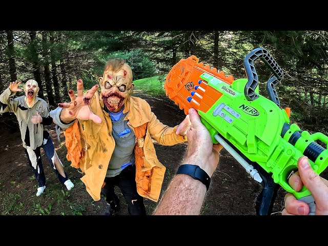 NERF ZOMBIE WORLD - The Movie!