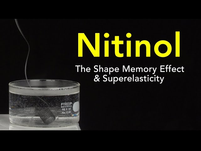 Nitinol: The Shape Memory Effect and Superelasticity