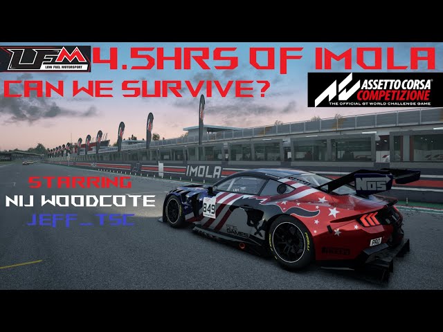 LIVE - 4.5hrs of Bringing Freedom to Imola in the Mustang! Feat. @jeff_tsc  & Nij Woodcote