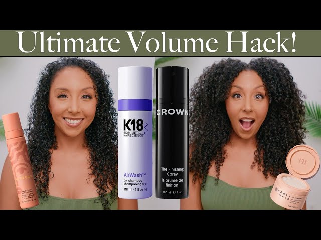 Ultimate Volume Hack For Fine Curly Hair! Trying New Hair Products From Sephora | BiancaReneeToday