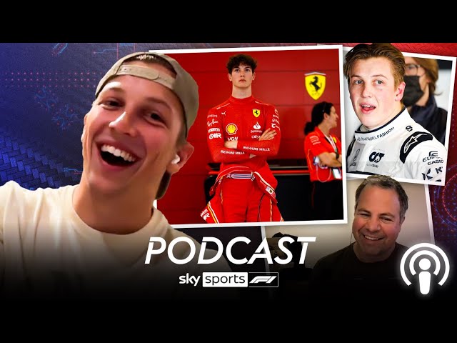 REACTING to Ollie Bearman’s F1 debut with Liam Lawson | Sky Sports F1 Podcast