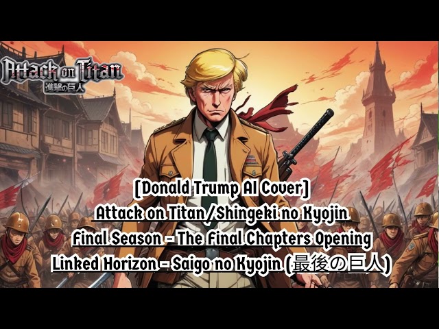 [Donald Trump AI Cover] AttackonTitan:FinalSeason  TheFinalChapters LinkedHorizon - Saigo no Kyojin