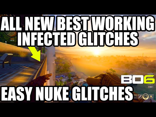 BO6 GLITCH: ALL WORKING INFECTED GLITCHES BO6 ALL MULTI PLAYER GLITCHES BO6 NUCLEAR GLITCH BO6