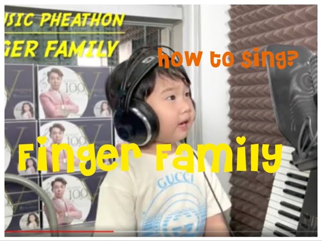 Finger Family by SAYMusic Phaethon ft. - AGT Celine's Father Vocal Coach Steve 學唱歌