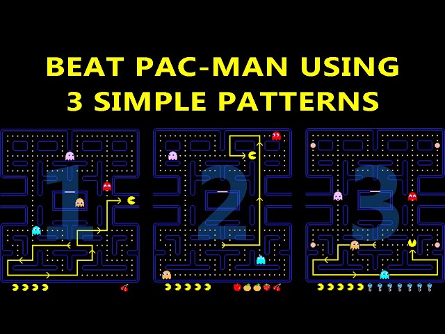 Beat Pac-Man using 3 simple patterns