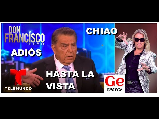 CANCELAN SHOW DE DON FRANCISCO!!!!