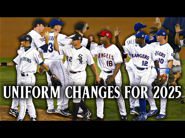 MLB Uniform Changes for 2025-26 (FINALLY!)