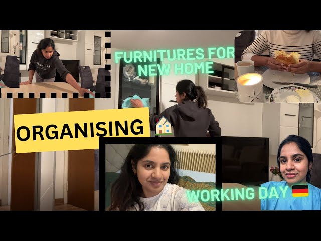 Arranging furniture & organisation 🏠# newly started working nurse in Germany 🇩🇪 After Ausbildung