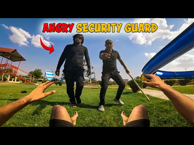 Angry Security Guard vs Parkour in india | Flyingmeenaboi