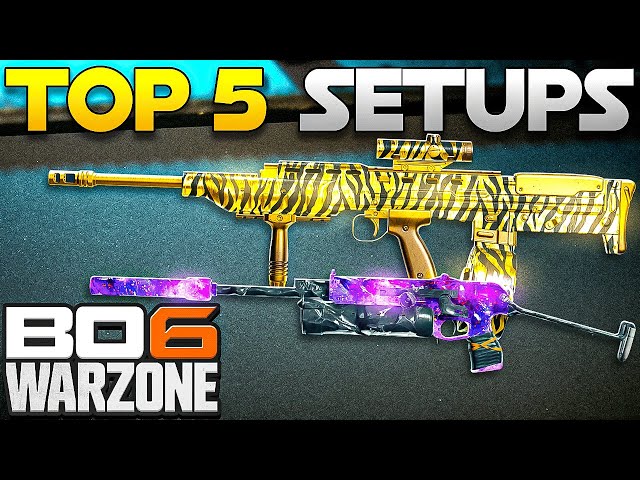 TOP 5 *META* LOADOUTS after UPDATE!👑 (Warzone Meta Loadouts) BO6