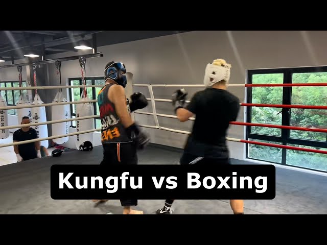 Kungfu Master Challenges Boxing Student