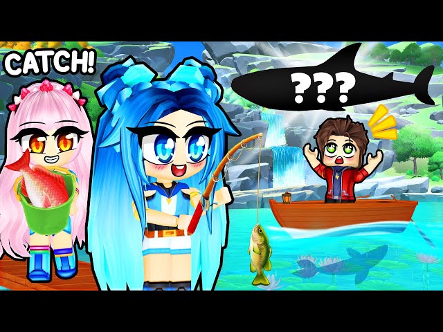 WE WENT FISHING IN ROBLOX! YOU WON'T BELIEVE WHAT WE CAUGHT!?