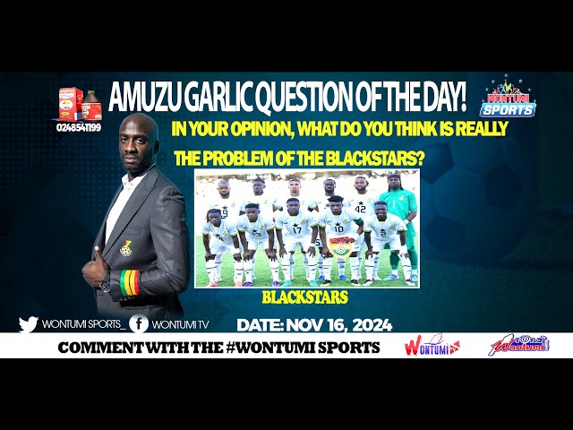 IN YOUR OPINION, WHAT DO YOU THINK IS REALLY THE PROBLEM OF THE BLACKSTARS?