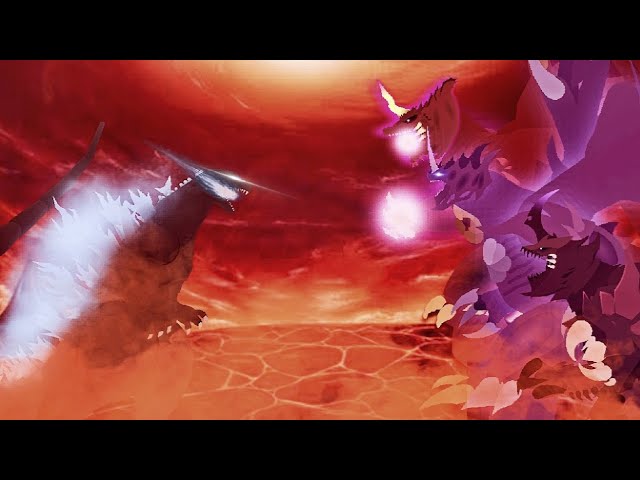 Godzilla in Hell VS Destoroyah Variants | Animation pt1