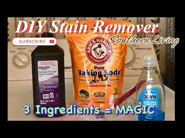 How to remove stains from clothes with this DIY 3 Ingredients Stain Remover-It’s like magic!￼