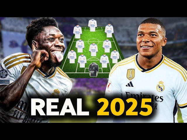 🔥 Voici le Real Madrid 2024/2025 avec Mbappé, Alphonso Davies et Endrick !!