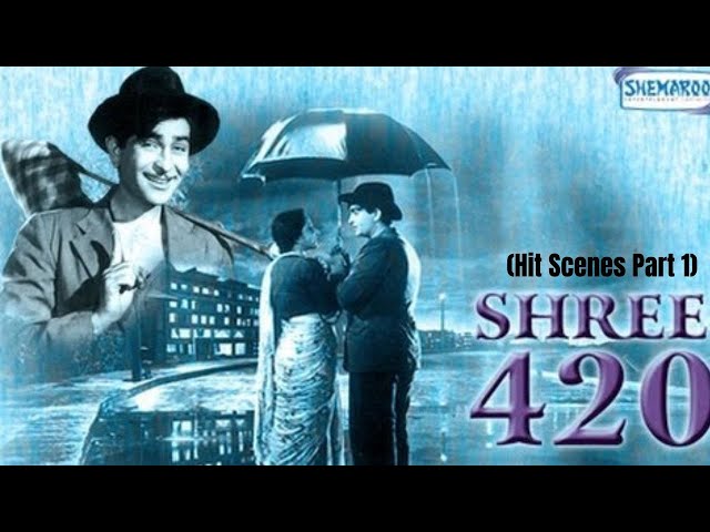 Shree 420 (Hit Scenes Part 1) | Raj Kapoor | Nargis | Nadira | Hit Movies | #trending | #rajkapoor