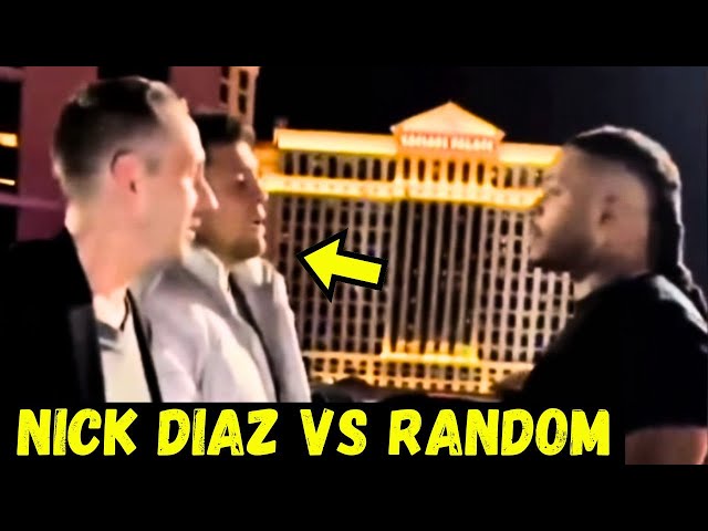 Nick Diaz Almost DESTROYS This Guy For Talking S***