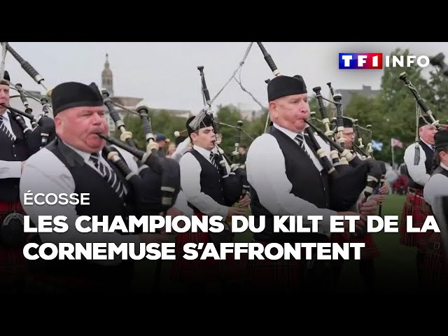 Les champions du kilt et de la cornemuse venus du monde entier s'affrontent à Glasgow